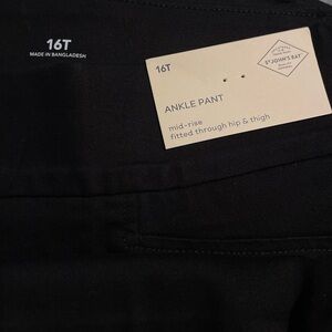 St. John's Bay Classic Black Ankle Pants